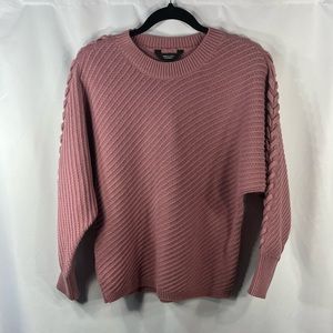 Simply Vera Vera Wang Mauve Dolman Sleeve Sweater - Size Medium